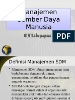 Manajemen Sumber Daya Manusia