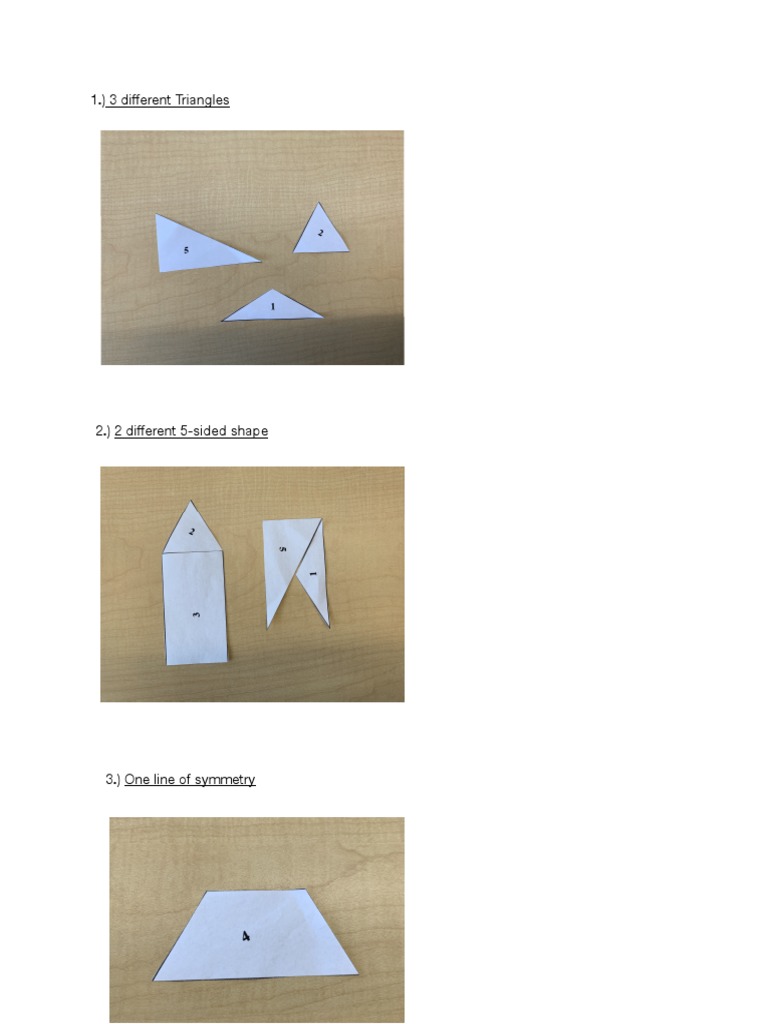 Types of Triangles and Shapes | PDF | Teaching Methods & Materials