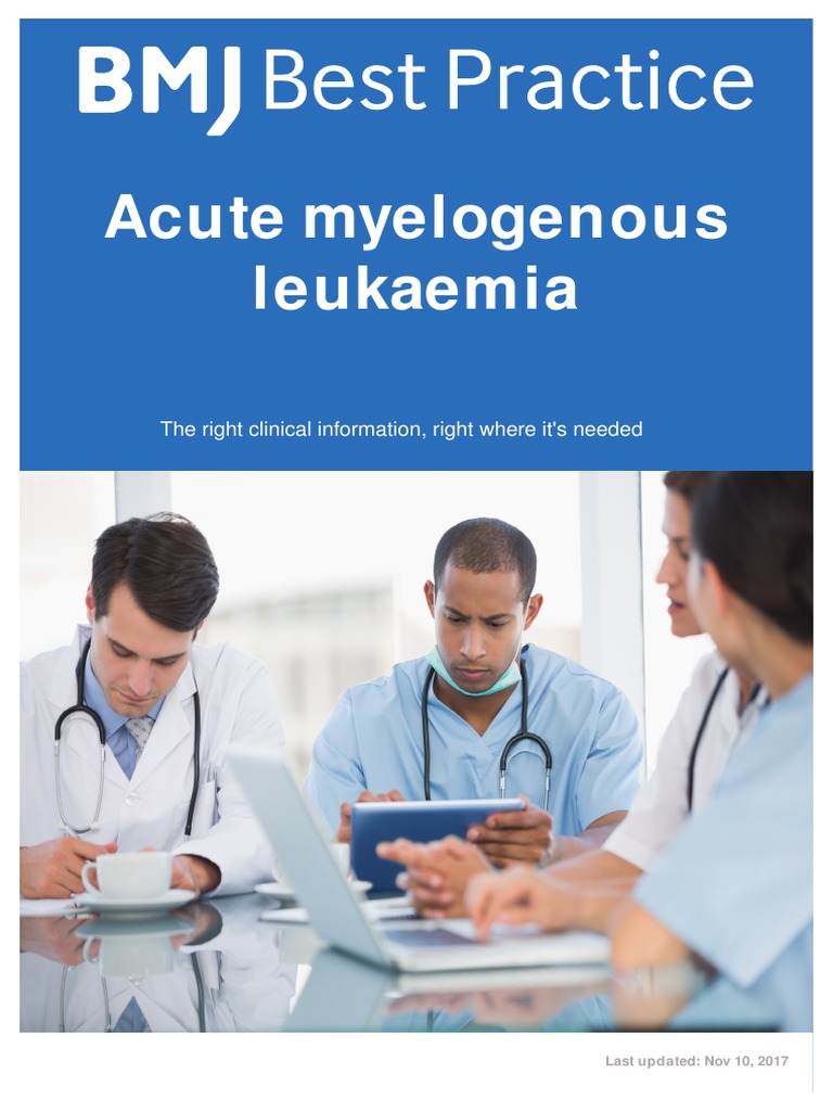 Acute Myelogenous Leukaemia | PDF | Leukemia | Medical Specialties