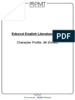 Edexcel English Literature GCSE: Character Profile: MR Enfield