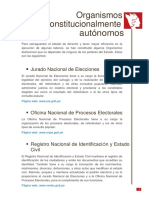 Organismos Constitucionalmente Autonomos