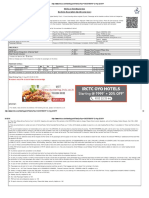 Irctcs E Ticketing Service Electronic Reservation Slip (Personal User)