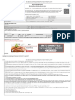 Irctcs E Ticketing Service Electronic Reservation Slip (Personal User)