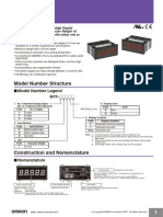 Model Number Structure: Digital Display