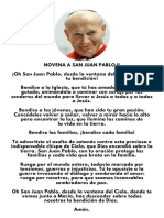 Novena A San Juan Pablo II