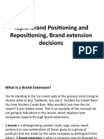 Brand Positioning & Repositioning