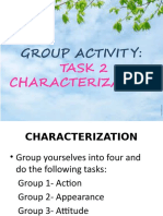 Group Activit Y:: Task 2 Characterization