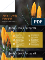 Jenis Fotografi (Mualam Alan Al Hadad)