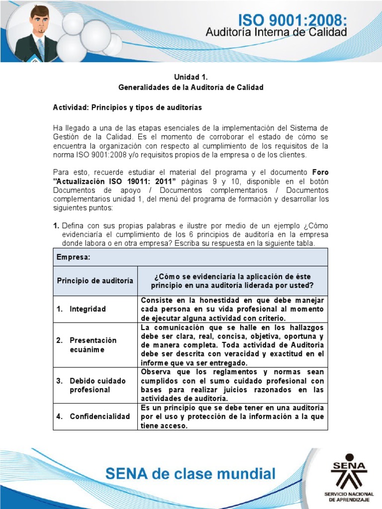 Presentación Ecuánime en Auditoría | PDF | Auditoría | Calidad (comercial)