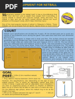 Netball Post Specifications and Safety | PDF | Safety | Sports