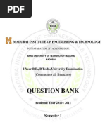 Download Question Bank BE and B TECH  first year by Rukman Divya S SN45726760 doc pdf