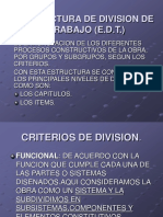 Estructura de Division de Trabajo (E PDF