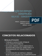 AULA 02A - REQUALIFICAÇÃO DO ESPAÇO CONSTRUÍDO