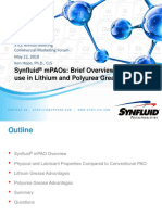 Synfluid mPAOs Brief Overview and Use in Lithium and Polyurea Greases
