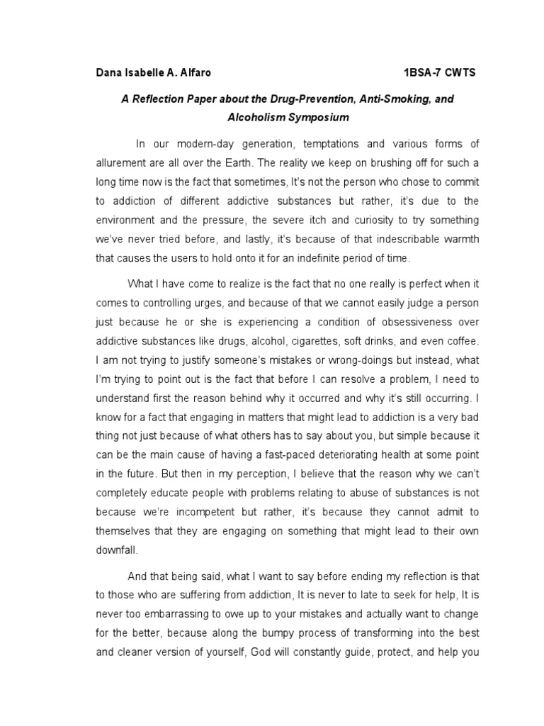 D. Alfaro Reflections (CWTS) | PDF | Reason | Mind