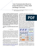 DC Power Line Communication Based On Power/Signal Dual Modulation in Phase Shift Full Bridge Converters