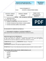 GUIA DE TRABAJO MATEMATICA 8 Nª3 VAC