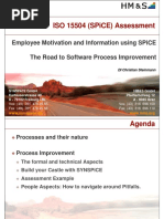 Iso 15504 (Spice) Assessment: Employee Motivation and Information Using Spice The Road To Software Process Improvement