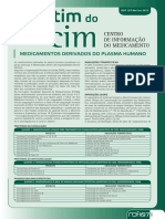 Medicamentos derivados do plasma humano: indicações terapêuticas e requisitos regulatórios