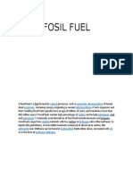 Fosil Fuel