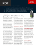 Hitachi Content Platform: Enterprise-Class, Backup-Free Cloud and Archive