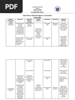 Work Plan in Special Program in Journalism 2019-2020: Becuran High School