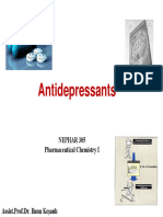 Antidepressants: Nephar 305 Pharmaceutical Chemistry I
