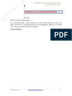 Aula 01 - Princípios Da Administração (Cont.) PDF