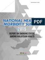 National Health & Morbidity Survey (2015) Report On Smoking Status Among Malaysian Adults.