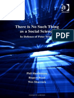 (Directions in Ethnomethodology and Conversation Analysis) Phil Hutchinson, Rupert Read, Wes Sharrock - There Is No Such Thing As A Social Science - in Defence of Peter Winch-Ashgate (2008) PDF