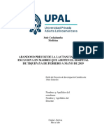 Inv01 Perfil - Del Proyecto de Investigacion - Ejemplo - II 2019 PDF