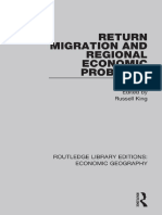 Return Migration and Regional Economics Problems