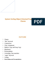 System Verilog Object Oriented Programming and Classes