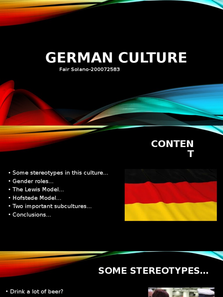 German Culture | PDF | Social Science