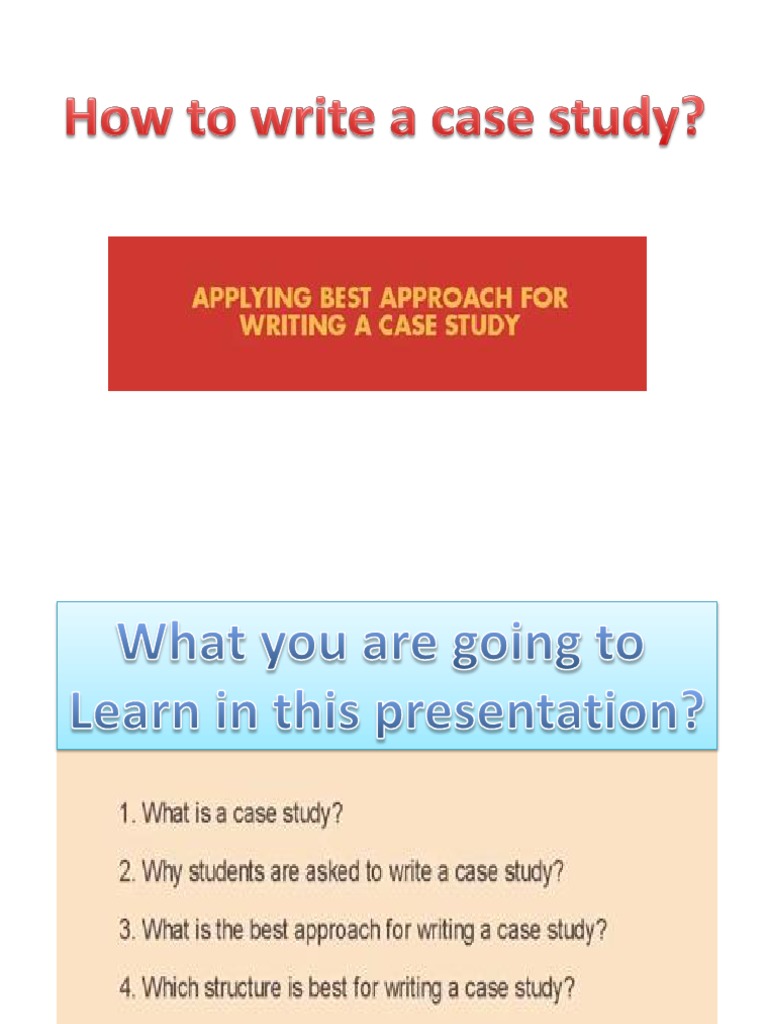 Case Study Lecture and Format PDF Case Study Citation