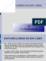 Auto-Reclosing On Ehv Lines.: Y. K. Pandharipande