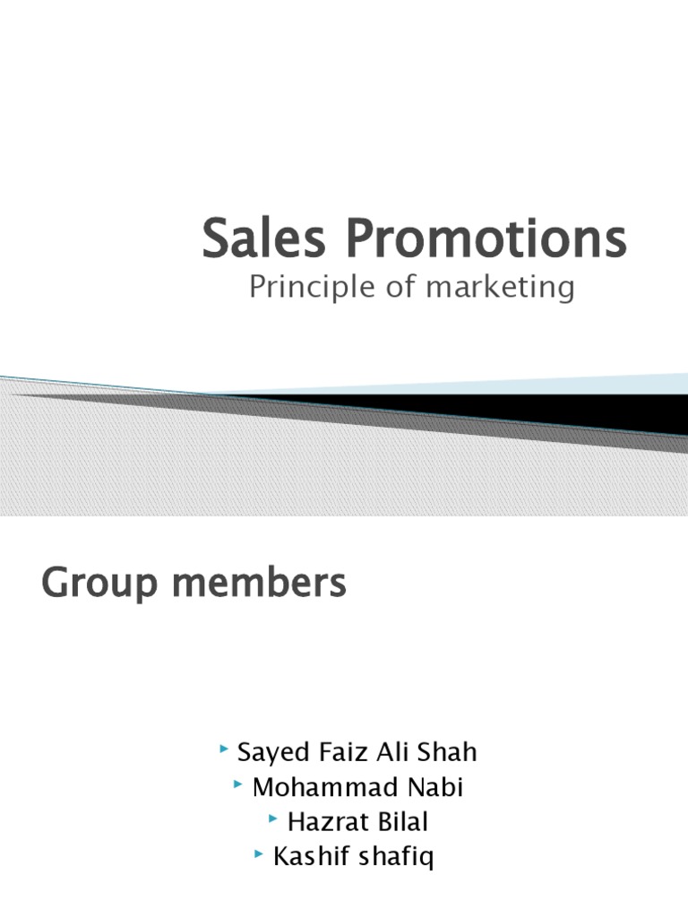 Effective Sales Promotion Strategies | PDF | Coupon | Sales