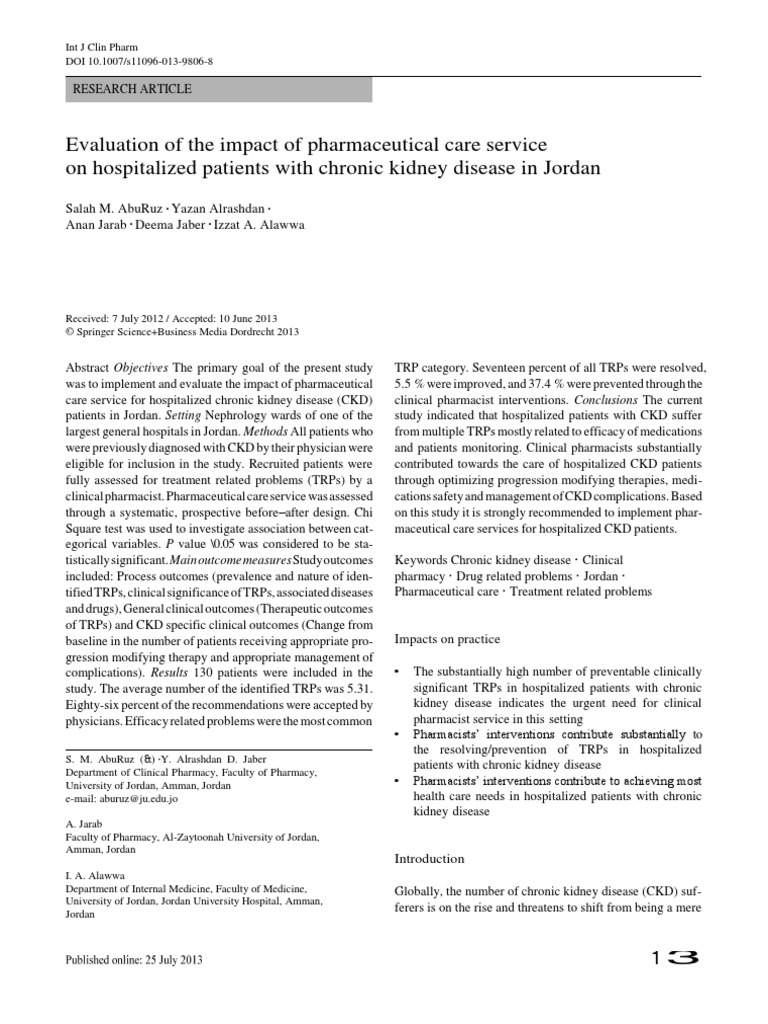 Dhella Fazria Suharyo Pdf Pharmacy Chronic Kidney Disease