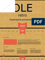 Ole - Retro Powerpoint Template