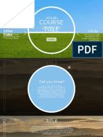 Environmental Awareness Template 2