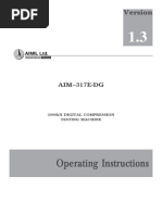 Operating Instructions: AIM-317E-DG