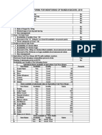 Check List Proforma 2019 - Walton Road Bazar