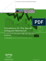 Simulations On The Special Safeguard Mechanism