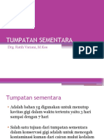 Konservasi Tumpatan Sementara