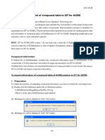 Outputting Information of Compound Table To IST For GCMS