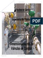 Dimensionamiento de Válvulas de Control