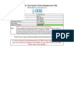 Transaction Successful Acknowledgement S PDF