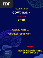 Faculty Based Bank Job Solution