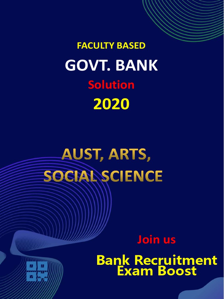 Faculty Based Bank Job Solution Questionnaire Area