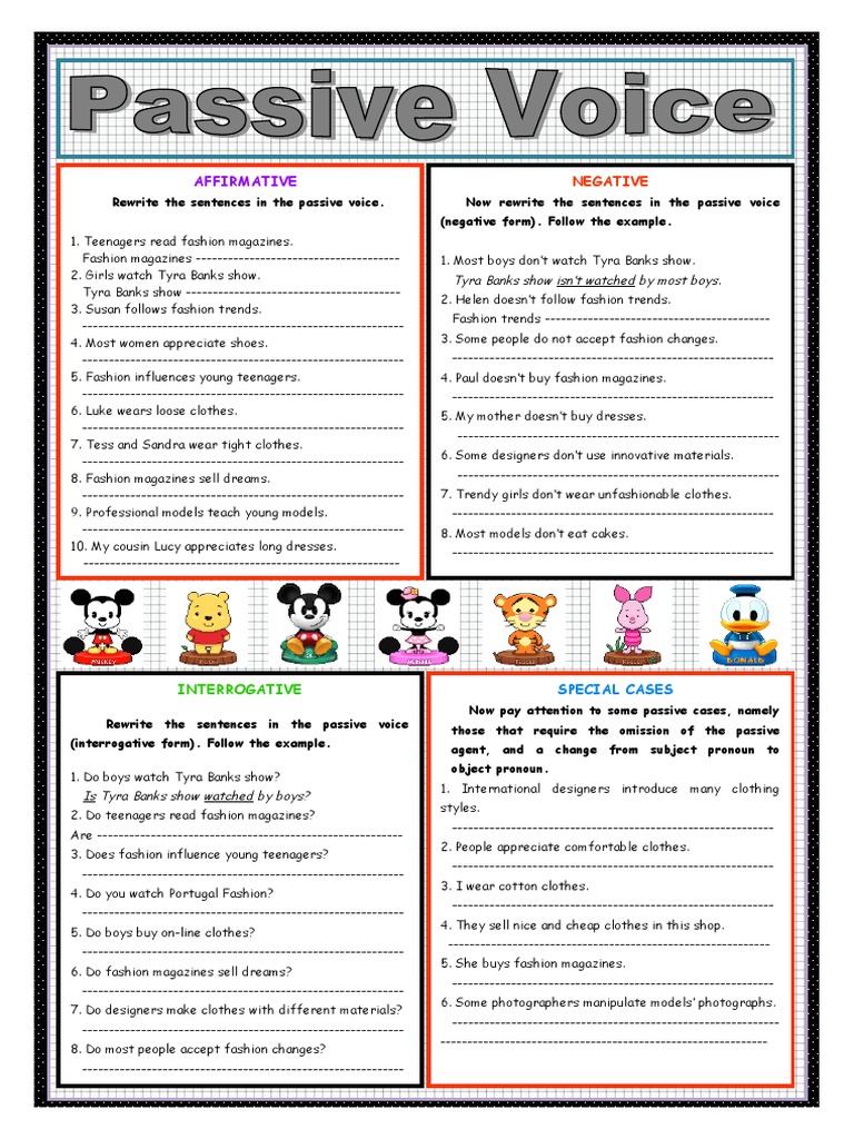 Passive Voice Present Simple | PDF | Fashion | Cultural Trends